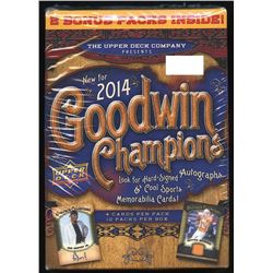 2014 Upper Deck Goodwin Champions Unopened Box with (12) Packs
