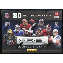 2013 Panini Rookies & Stars Football Factory Sealed Box of (8) Packs