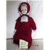 Image 1 : Glass Red Velvet 14" Doll