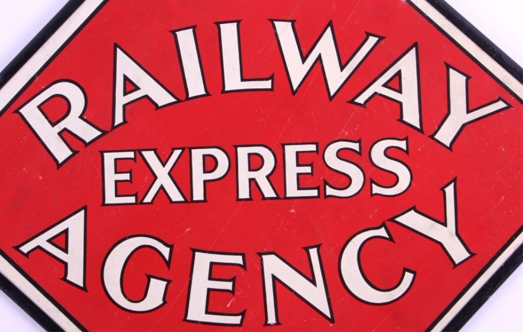 Original Railway Express Agency Sign
