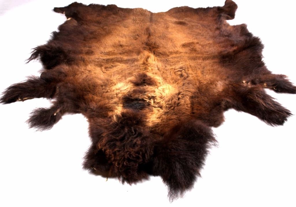 Montana Wild Buffalo Fur Hide Rug
