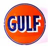 Image 1 : Gulf Service Station Gas Pump Glass Lens