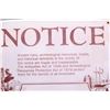 Image 3 : US Forest Service American Heritage Warning Sign