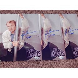 Lot of 3 Roy Thinnes "The Invaders" Signed 11x14 Photos
