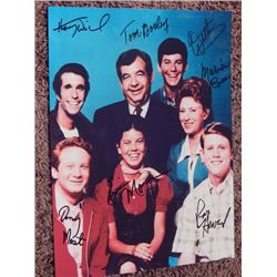 Happy Days Cast Signed 11x14 Photo