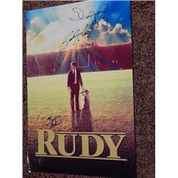 Rudy Signed 13x19 Movie Poster