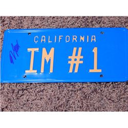 Will Ferrelll Signed Replica License Tag Anchorman