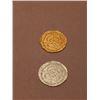 Image 1 : Lot of 2 Screen Used Gold Doubloons from "Pirates of the Carribean"