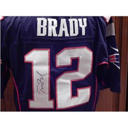 Tom Brady #12 Signed Patriots Jersey