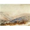 Image 1 : Alexander Carruthers Gould (1870-1948),, Winter, Horner Valley, Somerset,, watercolour,, si...