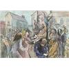 Image 1 : Marjorie Heather (1904-1989),, Election Fever,, pen, ink and watercolour,, signed lower rig...