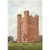Image 1 : Richard Phene Spiers (1838-1916),, Tattershall Castle,, pencil and watercolour,, signed low...