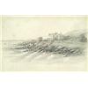 Image 1 : Elizabeth Spiers (exh.1883-95),, Claremont, at low water, Weston-Super-Mare,, pencil heighten...