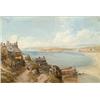 Image 1 : Thomas Miles Richardson Jnr. (1813-1890),, Coastal landscape with figures on a cliff top path,...