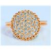 Image 1 : 14K ROSE GOLD RING 3.80GRAM  DIAMOND 0.70CT