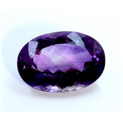 32 ct & up Amethyst Oval Shaped ctw