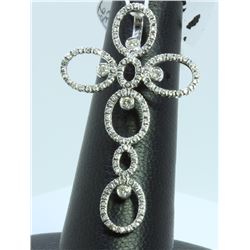 14K WHITE GOLD PENDANT 4.92GRAM DIAMOND 0.53CT