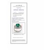 Image 4 : Y.DIAMOND 0.56CT / EMERALD 2.76CT, 14K W/G RING 6.54GRAM / DIAMOND RD 0.58CT
