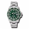 Image 1 : 40mm Rolex Stainless Steel Oyster Perpetual Submariner Anniversary Watch. Green Dial. Green Ceramic 