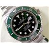 Image 2 : 40mm Rolex Stainless Steel Oyster Perpetual Submariner Anniversary Watch. Green Dial. Green Ceramic 