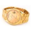 Image 2 : Gents Rolex 18K Yellow Gold Oyster Perpetual Daydate. Champagne Dial. 18K Fluted Bezel. 18K Yellow G