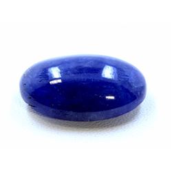 17 ct & up Cabuchon Tanzanite Oval Shaped Loose Stone