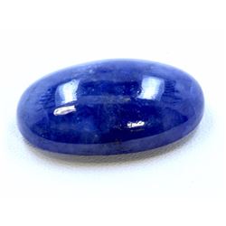 29 ct & up Cabuchon Tanzanite Oval Shaped Loose Stone