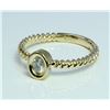Image 1 : Diamond 0.13 ct Ring 14Kt Yellow Gold 1.79 gr