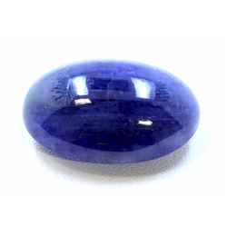 62 ct & up Cabuchon Tanzanite Oval Shaped Loose Stone