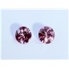 Image 1 : 3 ct & up Pink Zircon Round Shaped ctw 2Pcs