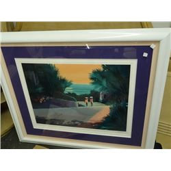 Artist Proof Serigraph # 40/40 by Ken Auster - 51 1/2  by 44  - Frame Size