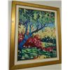 Image 1 : Original Oil by Ben Hawk - Only Known Work of His Done Impressionist Style - 37 1/2" by 31 1/2" - Fr