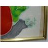 Image 2 : Water Color on Silk by Elizabeth E. Mitchell - 39 1/4" by 33 1/4" - Frame Size