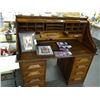 Image 1 : Oak Roll Top Desk