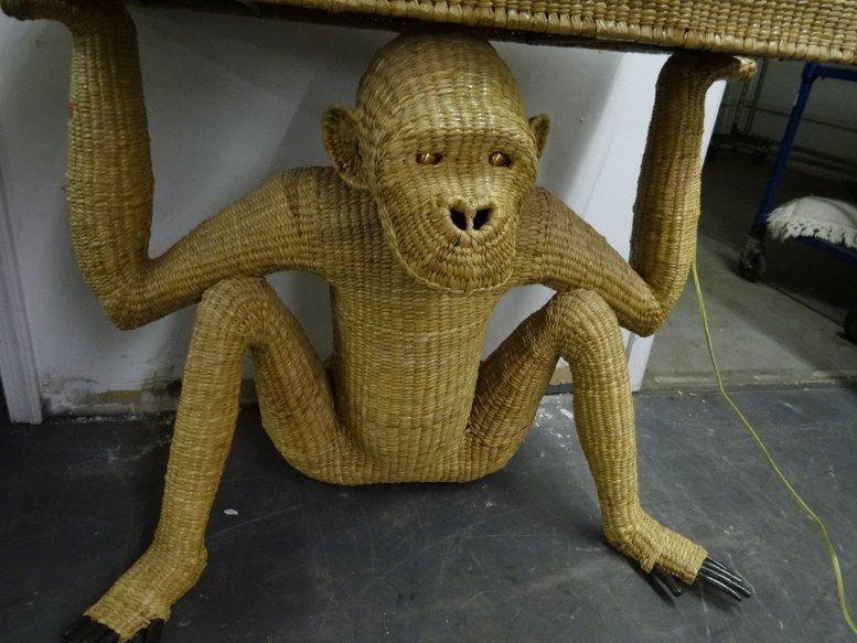 Wicker Monkey Table