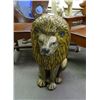 Image 1 : Art Glass Mosaic Lion Sculpture