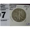 Image 1 : 1945-S Walking Libery Half Dollar