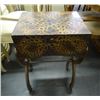 Image 1 : Leopard Pattern Lidded Stg. Side Table