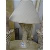 Image 1 : 2 Sculpted Palm Leaf Table Lamps - 2 Times the Money