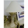 Image 2 : 2 Sculpted Palm Leaf Table Lamps - 2 Times the Money