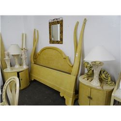 Henredon King Bed w/Dressers (No Marble) & Oval Nightstands