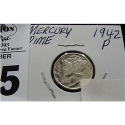 1942-P Mercury Dime