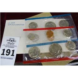 1979 U.S. Mint Set Uncirculated Coin Set