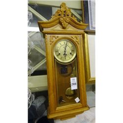 Oak D & A Case Clock