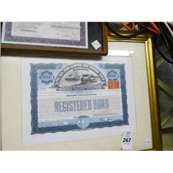 2 Railroad Stock Certificates - 2 Times the Money