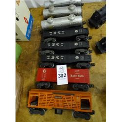 8 Lionel Train Cars - 8 Times the Money