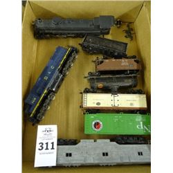 Box Lot of Engines & Cars