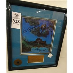 Voice of Rafiki (Robert Guillaume) Voice of Simba Matthew Broderick Signed Art