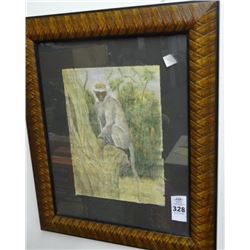 Framed Monkey Print