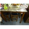 Image 1 : Pub Table w/2 Stools